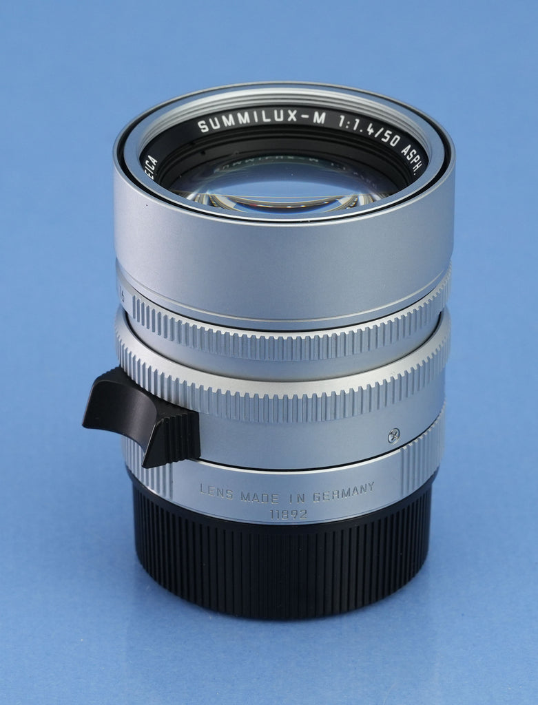 LEICA SUMMILUX-M 50MM F1.4 SILVER CHROME ASPH BRASS 