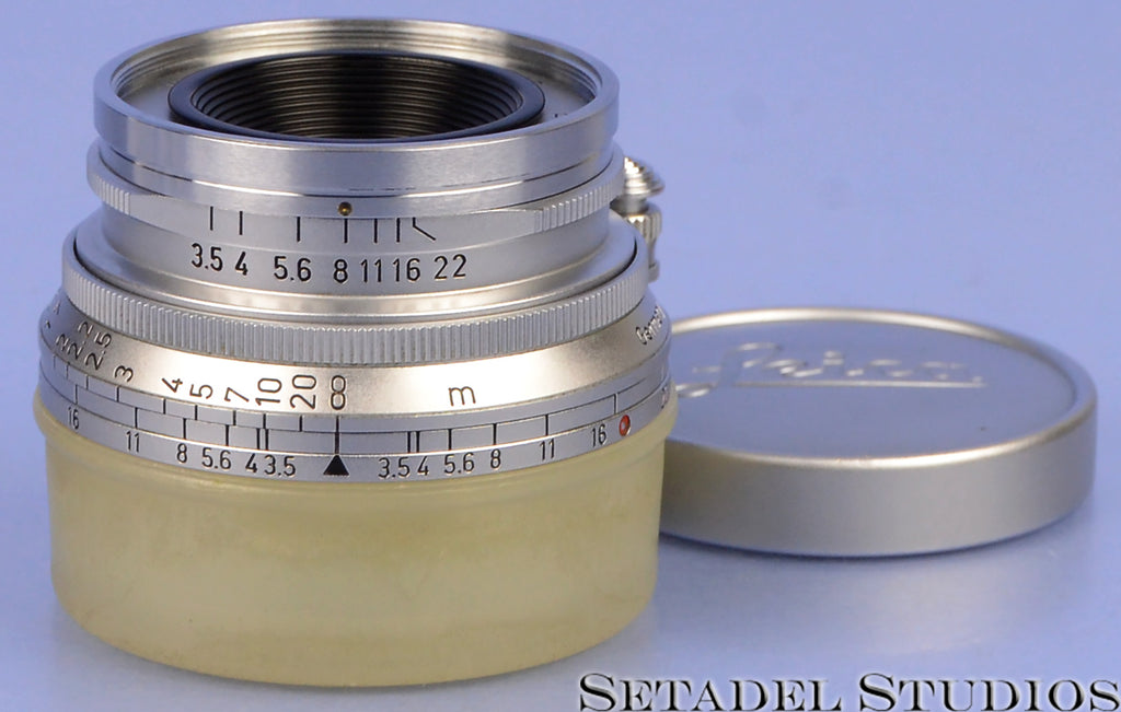 LEICA LEITZ 35MM SUMMARON F3.5 SOONC-M 11105 PROTOYPE LENS NO 