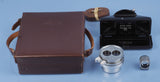 LEICA 33MM STEMAR F3.5 STEREO M LENS SET +CASE +OIDYO PRISM + VIEWFINDER OIMPO