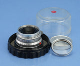 LEICA LEITZ 35MM SUMMARON F2.8 11306 VINTAGE CHROME M LENS +CAP +UV +CASE