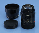 LEICA 90MM TELE-ELMARIT F2.8 1ST VERSION 11800 U FAT BLACK M LENS CANADA +12575