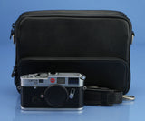 LEICA M6 PANDA TRAVELER 10414 CLASSIC CHROME RANGEFINDER CAMERA BODY +CASE RARE!