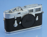 LEICA LEITZ M3 SS 10150 IGEMO CAMERA BODY LATE # NO GUARD #1157535 NEAR MINT!