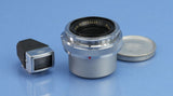 CONTAX ZEISS RANGEFINDER CAMERA BIOGON 35MM F2.8 CHROME LENS +432/5 VIEWFINDER