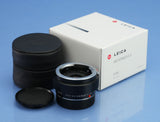 LEICA 11269 APO-EXTENDER-R ROM 2X TELECONVERTER LENS ADAPTER +CAPS +BOX MINT!