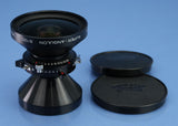 SCHNEIDER-KRUEZNACH SUPER ANGULON 120MM F8 MULTICOATED MC LENS COPAL 0 +CAP MINT