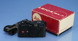 LEICA LEITZ M4-P M4P MIDLAND CANADA BLACK RANGEFINDER CAMERA BODY +BOX CLEAN!