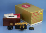 LEICA M4-2 GOLD JAHRE M 10420 CAMERA OUTFIT +50MM 1.4 SUMMILUX LENS +BOX +PAPERS