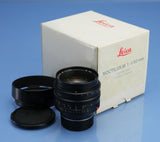 LEICA LEITZ 50MM NOCTILUX-M F1 11821 3rd VERSION E60 LENS +12539 SHADE +BOX NICE