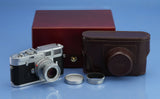 LEICA M6J 10440 40 YEAR JAHRE CAMERA +50MM ELMAR F2.8 +BOX SET # 1954-32 MINT!