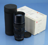 LEICA LEITZ 80-200MM VARIO-ELMAR-R F4 R ROM LENS 11281 +CAPS +CASE +BOX MINT!