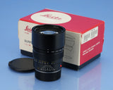 LEICA LEITZ 90MM SUMMICRON-M F2 11136 PRE APO ASPH BLACK M55 LENS +CAPS CLEAN!