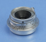 LEICA LEITZ 28MM SUMMARON F5.6 CHROME SNOOX SM LTM SCREW MOUNT LENS +CAPS