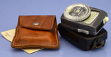 GOSSEN LUNASIX 3 HAND HELD LIGHT METER +CASE +ZONE VI CASE +MANUAL NICE!