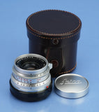 LEICA LEITZ SUMMICRON 35MM F2 M 11308 8 ELEMENT 1ST V GERMANY LENS VERY NICE!