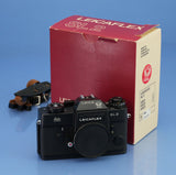 LEICA 50 JAHRE ANNIVERSARY LEICAFLEX SL2 BLACK 35MM R SLR CAMERA BODY 10022 +BOX