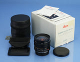 LEICA LEITZ 19MM ELMARIT-R F2.8 2ND VERSION 11258 LENS +BOX +SHADE +PAPERS MINT!