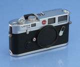 LEICA LEITZ M6 WETZLAR SILVER 10414 0.72 CHROME CAMERA BODY +BOX +PAPERS MINT