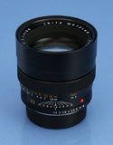 LEICA LEITZ 80MM SUMMILUX-R F1.4 3 CAM 11881 BLACK R LENS +CAPS +UV FILTER NICE!