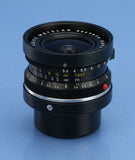 LEICA 21MM SUPER-ANGULON F3.4 BLACK M 11103 WIDE ANGLE LENS +CAPS +VIEWFINDER