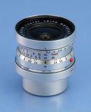 LEICA SUPER-ANGULON 21MM F3.4 CHROME M 11103 LENS +CAPS +SHADE +FINDER VERY NICE