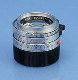 LEICA LEITZ 35MM SUMMICRON-M F2 11311 KING OF BOKEH V4 SILVER LENS +BOX MINT!