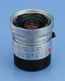 LEICA LEITZ 11897 21MM ELMARIT-M F2.8 ASPH SILVER CHROME WIDE ANGLE M E55 LENS