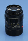 LEICA 90MM TELE-ELMARIT F2.8 1ST VERSION 11800 U FAT BLACK M LENS CANADA +12575