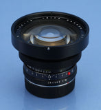 LEICA LEITZ 19MM ELMARIT-R 11225 F2.8 3CAM 1ST V R LENS +BOX +12529 SHADE +CAPS