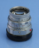 LEICA LEITZ SUMMICRON 50MM F2 DUAL RANGE M LENS 11918 SOMNI +EYES +CAPS LATE #