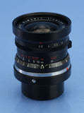 LEICA LEITZ 28MM ELMARIT F2.8 1ST VERSION WEZTLAR BLACK PAINT M 11801 LENS +HOOD