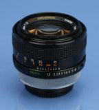 CANON 55MM F1.2 FD S.S.C ASPHERICAL ASPH SLR FD MOUNT LENS +CAPS +BS-58 SHADE