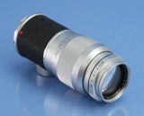 LEICA LEITZ 135MM ELMAR F4 11750 SILVER CHROME M LENS