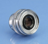 CARL ZEISS 50MM F3.5 TESSAR CONTAX NIKON RANGEFINDER LENS +REAR LENS CAP MINT