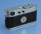 LEICA LEITZ M3 SS 10150 IGEMO CAMERA BODY TRANSITIONAL #885922 UPGRADED M4 NICE!