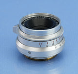 LEICA LEITZ 35MM SUMMARON F2.8 SM SCREW MOUNT 1M WIDE ANGLE LENS +CAP RARE MINT!