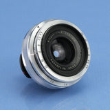 CONTAX CARL ZEISS BIOGON 21MM F4.5 RANGEFINDER LENS +CAPS +VIEWFINDER VERY NICE!