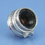 LEICA LEITZ 35MM SUMMARON F2.8 11306 M M2 M4 1ST VERSION 6 ELEMENT LENS +CAPS