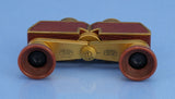 ZEISS CARL JENA THEATIS 3.5X15 GOLD-PLATED BINOCULARS +NAVY BLUE CASE PRETTY!