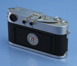 LEICA LEITZ M3 SS 10150 IGEMO CAMERA BODY TRANSITIONAL #885922 UPGRADED M4 NICE!