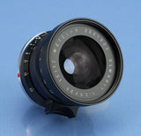 LEICA LEITZ 28MM ELMARIT F2.8 1ST VERSION WEZTLAR BLACK PAINT M 11801 LENS +HOOD