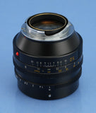 LEICA LEITZ 50MM NOCTILUX-M F1 11821 2nd VERSION E60 LENS +12539 SHADE VERY NICE