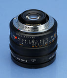 LEICA 19MM ELMARIT-R F2.8 2ND VERSION ROM 11258 LENS +12546 SHADE +CAPS NICE!