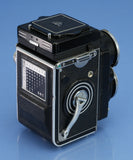 ROLLEIFLEX ROLLEI 55MM F4 DISTAGON ZEISS WIDE TLR CAMERA +METER +CASE +CAPS WOW!