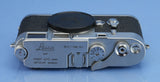 LEICA LEITZ M3 DS CHROME RANGEFINDER CAMERA BODY 1954 VERY EARLY SN. # 700151