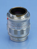 LEICA LEITZ 90MM TELE-ELMARIT F2.8 ELC 1ST V FAT CHROME 11800 M LENS +BOX +CAP