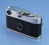 LEICA LEITZ M6 WETZLAR SILVER 10414 0.72 CHROME CAMERA BODY +BOX +PAPERS MINT