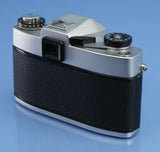 LEICA LEITZ LEICAFLEX SL 10001 CHROME SLR FILM CAMERA BODY. NICE!