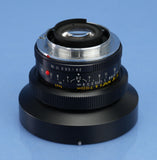 LEICA LEITZ 19MM ELMARIT-R 11225 F2.8 3CAM 1ST V R LENS +BOX +SHADE +CAPS +PAPER