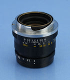 LEICA LEITZ 50MM SUMMICRON M F2 11817 3RD VERSION BLACK LENS +CAPS EARLY # 1958